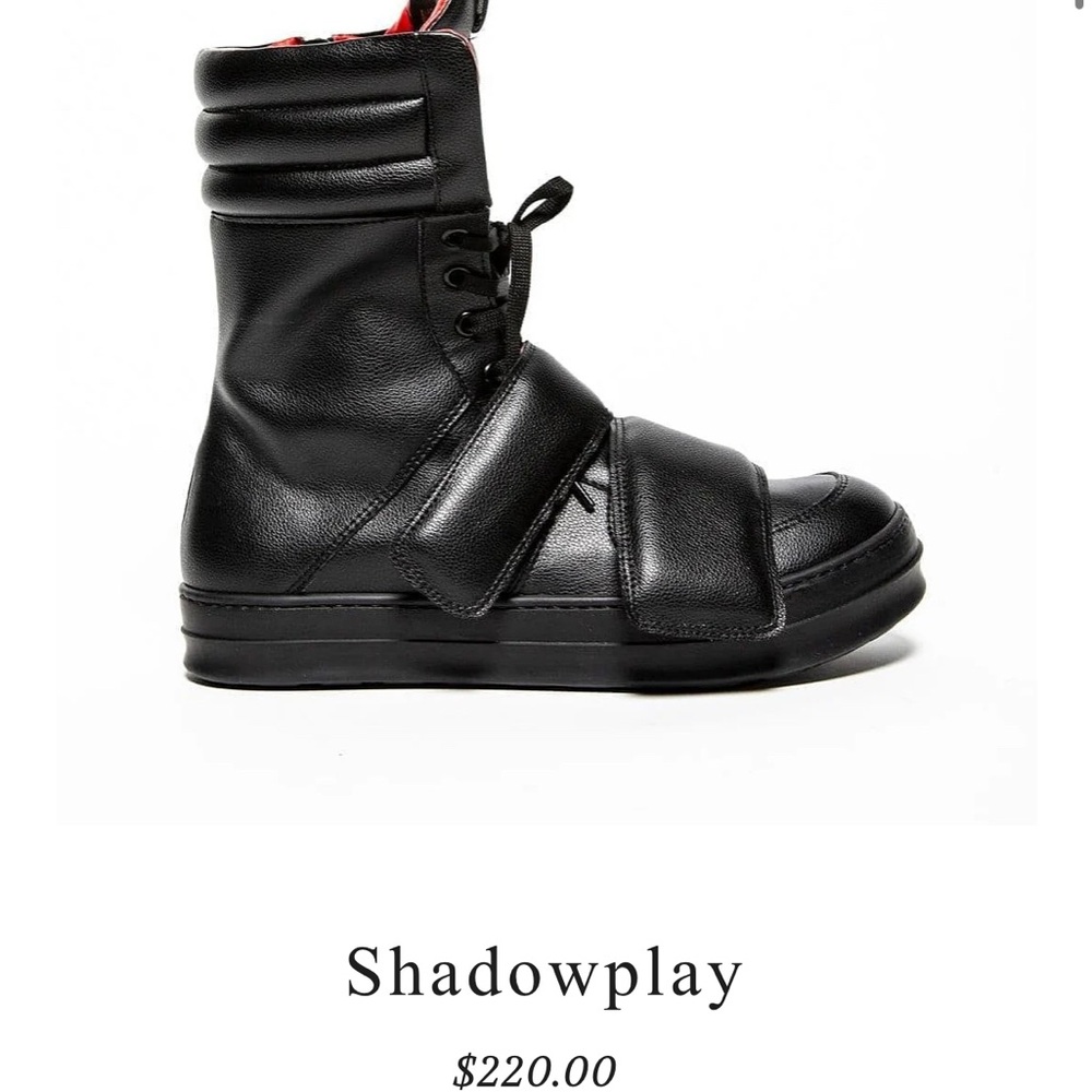 Black High-Top Women's or Men's Shoes